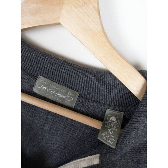 VINTAGE Grandpa Sweater preppy Dad sweater - Picture 4 of 10